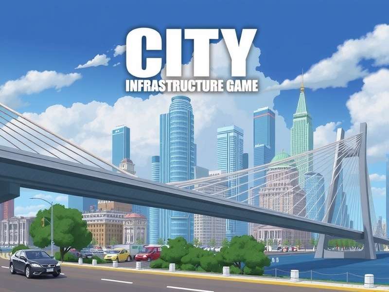 Build your dream city in City Infrastructure Game City Infrastructure Game Cover Art